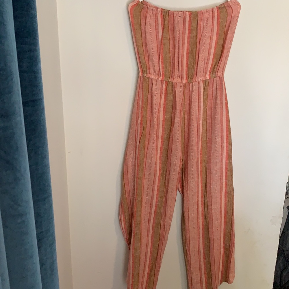 Drew striped Jumpsuit with leg openings